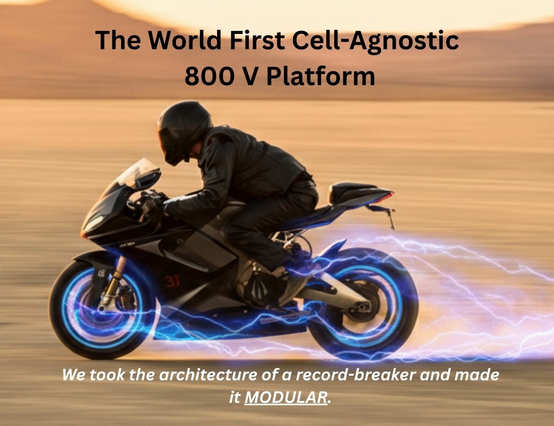 The World’s First Cell-Agnostic Motorcycle Platform.